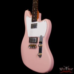 LsL Silverlake One HH Roasted Flame Maple Neck Rosewood Fingerboard Shell Pink - Image 2