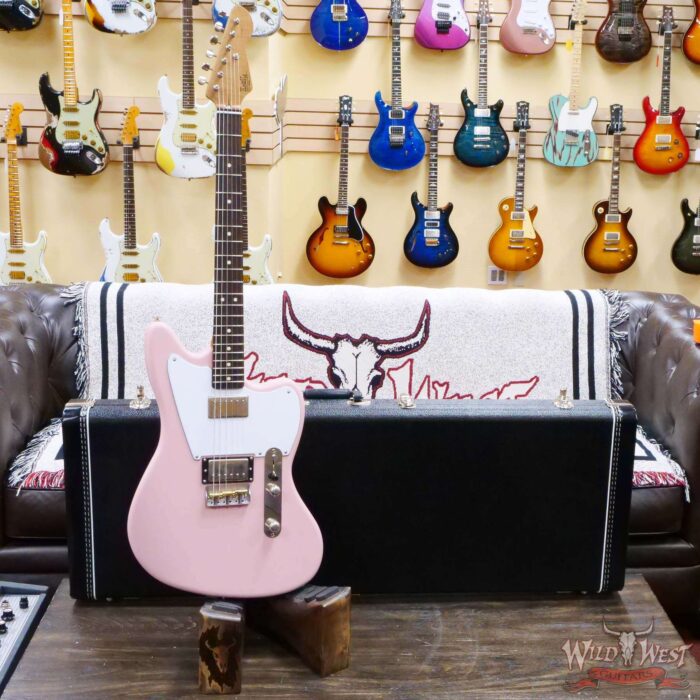 LsL Silverlake One HH Roasted Flame Maple Neck Rosewood Fingerboard Shell Pink - Image 6