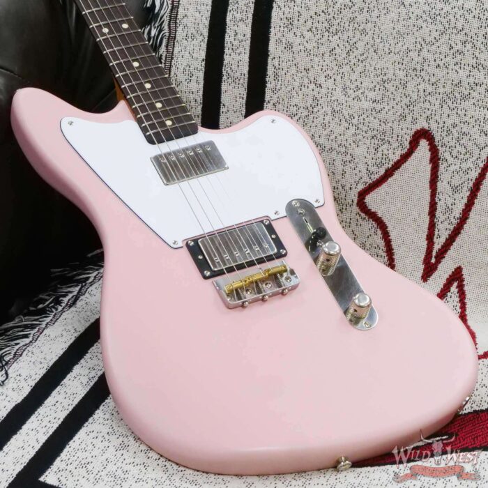LsL Silverlake One HH Roasted Flame Maple Neck Rosewood Fingerboard Shell Pink - Image 8