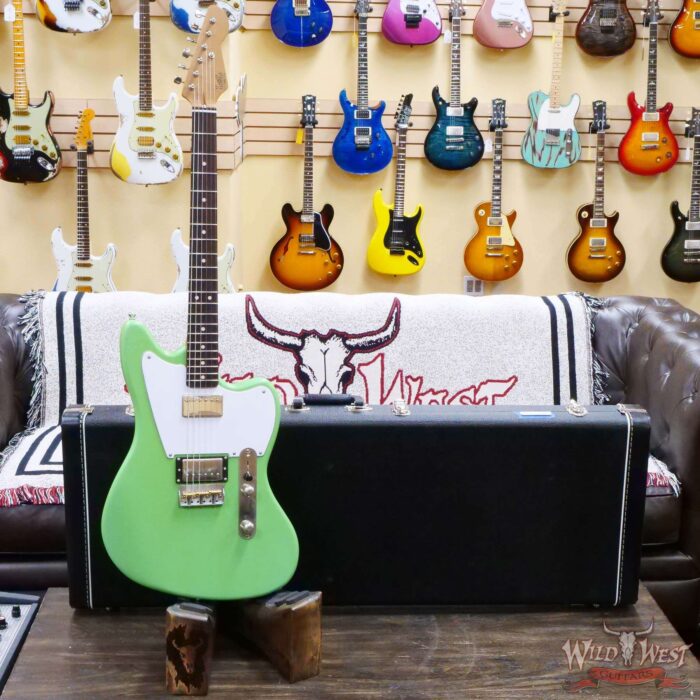 LsL Silverlake One HH Roasted Flame Maple Neck Rosewood Fingerboard Lime Green - Image 6