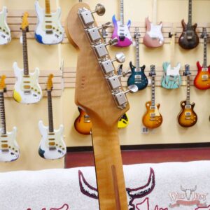 LsL Silverlake One HH Roasted Flame Maple Neck Rosewood Fingerboard Lime Green - Image 10