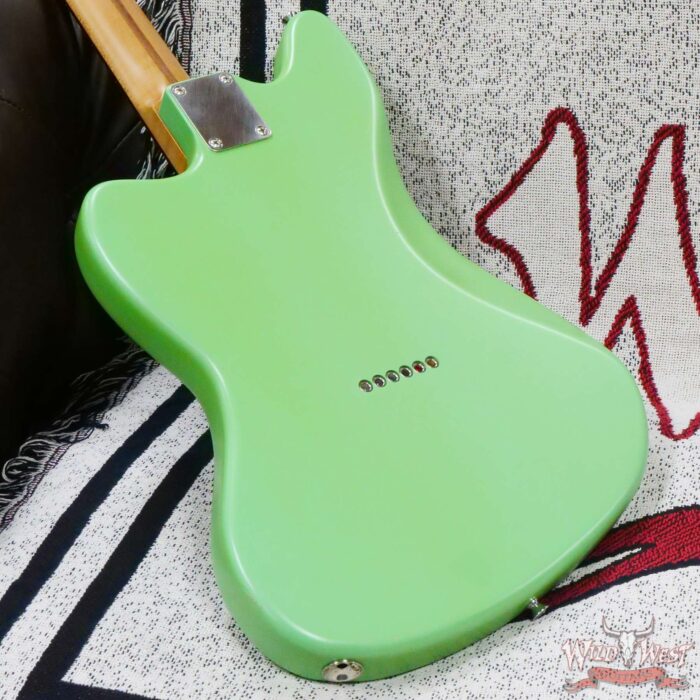 LsL Silverlake One HH Roasted Flame Maple Neck Rosewood Fingerboard Lime Green - Image 11