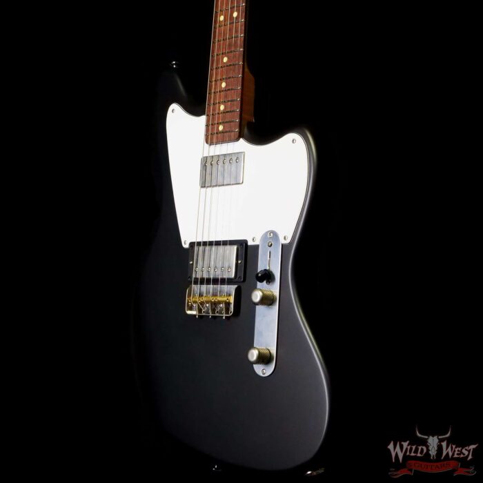 LsL Silverlake One HH Roasted Flame Maple Neck Rosewood Fingerboard Black - Image 2