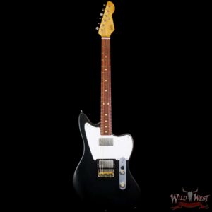 LsL Silverlake One HH Roasted Flame Maple Neck Rosewood Fingerboard Black - Image 3