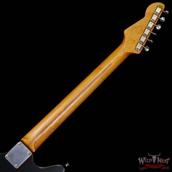 LsL Silverlake One HH Roasted Flame Maple Neck Rosewood Fingerboard Black - Image 5