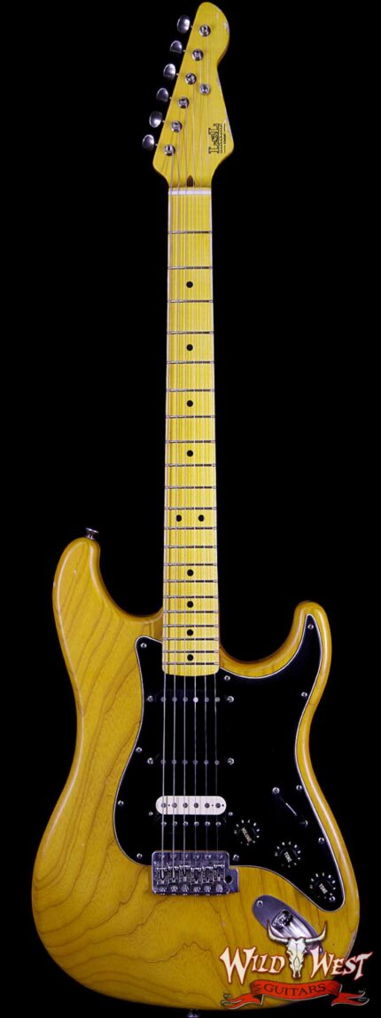 LsL One Series Aged Saticoy HSS Maple Fretboard Trans Butterscotch