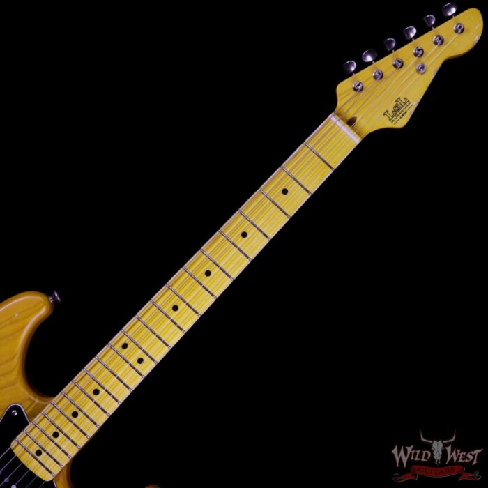LsL One Series Aged Saticoy HSS Maple Fretboard Trans Butterscotch - Image 9