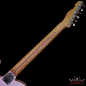 LsL T-Bone One Alder Body Roasted Flame Maple Neck Double Humbucker HH Medium Aging Ice Pink(Limited Color) - Image 5