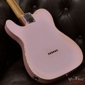 LsL T-Bone One Alder Body Roasted Flame Maple Neck Double Humbucker HH Medium Aging Ice Pink(Limited Color) - Image 11