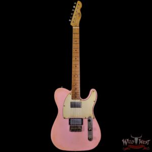 LsL T-Bone One Alder Body Roasted Birdseye Maple Neck Double Humbucker HH Medium Aging Shell Pink - Image 3
