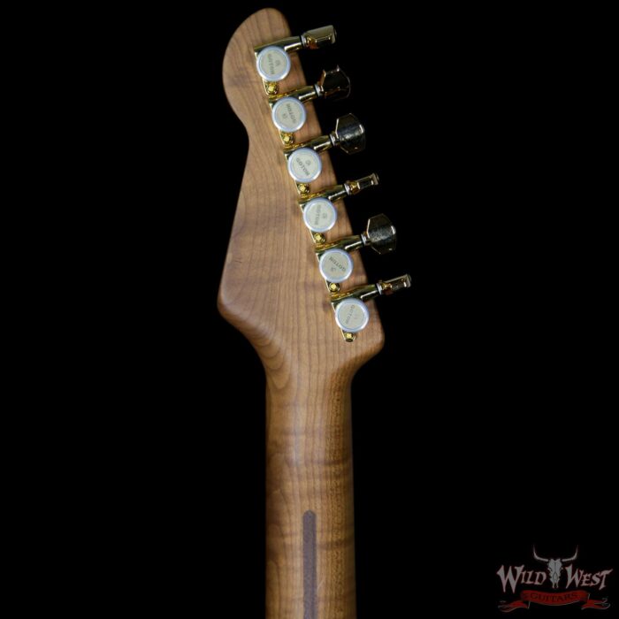 LsL XT2 Deluxe HH Quilt Maple Top and Roasted Quartersawn Maple Neck Amber Top and Brown Back - Image 10