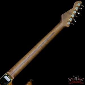 LsL XT2 Deluxe HH Quilt Maple Top and Roasted Quartersawn Maple Neck Amber Top and Brown Back - Image 11