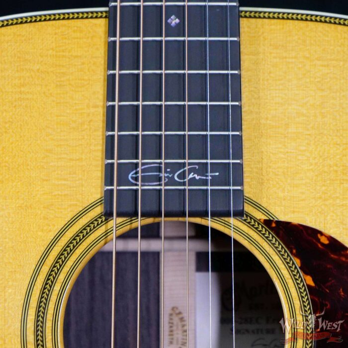 Martin Eric Clapton Signature 000-28 EC Sitka Spruce Top East Indian Rosewood Side & Back Ebony Board Natural - Image 10