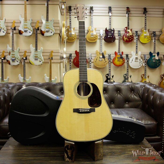 Martin Standard Series HD-28E (2018) Dreadnought Acoustic Electric Guitar Natural - Image 11