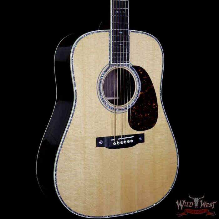 Martin D-42 (2018) Sitka Spruce Top East Indian Rosewood Side & Back Ebony Fretboard Natural - Image 4