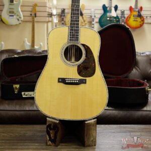 Martin D-42 (2018) Sitka Spruce Top East Indian Rosewood Side & Back Ebony Fretboard Natural - Image 12