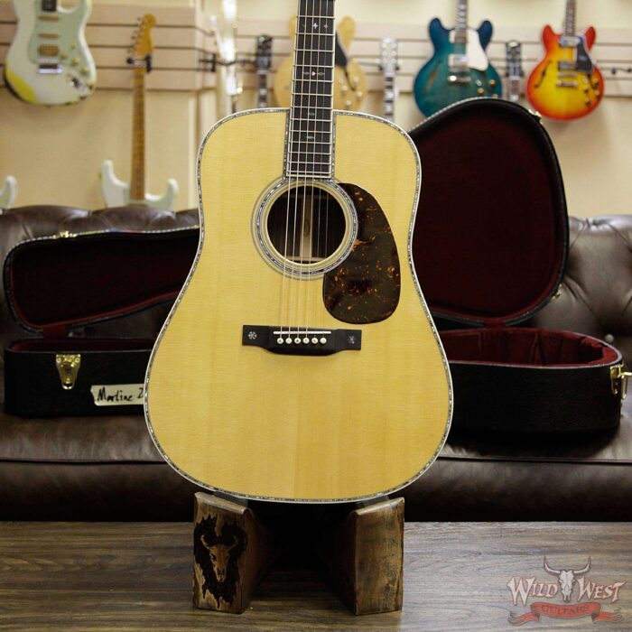 Martin D-42 (2018) Sitka Spruce Top East Indian Rosewood Side & Back Ebony Fretboard Natural - Image 12