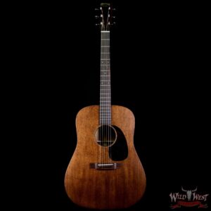 Martin USA 15 Series D-15M Dreadnought Acoustic Guitar Mahogany Natural - Image 3
