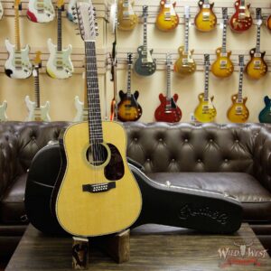 Martin D12-28 12-String Acoustic Guitar Natural - Image 11
