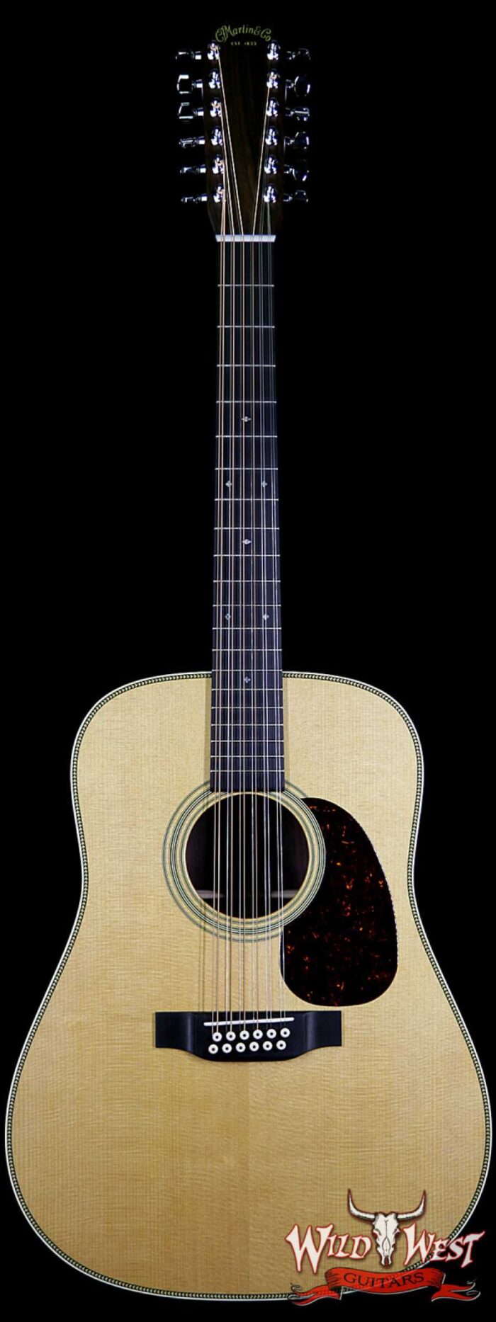 Martin D12-28 12-String Acoustic Guitar Natural - Image 1