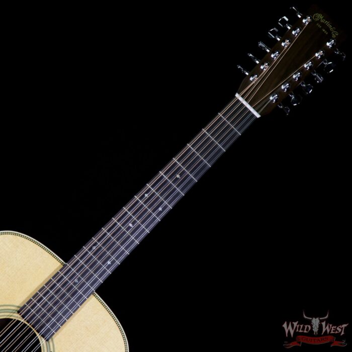 Martin D12-28 12-String Acoustic Guitar Natural - Image 8
