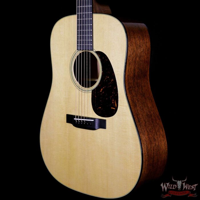 Martin USA Standard Series D-18 Dreadnought Guitar Natural - Image 2
