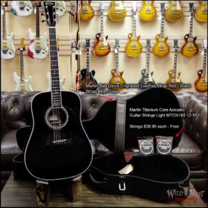 Martin USA Custom Signature Edition D-35 Johnny Cash “The Man In Black” - Image 4
