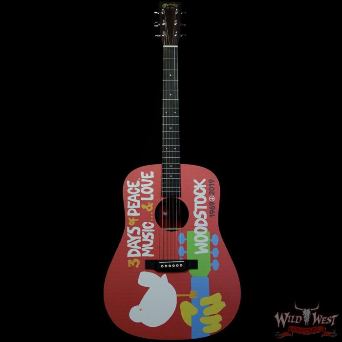 Martin Special Edition DX Woodstock 50th Electric-Acoustic Guitar - Image 3