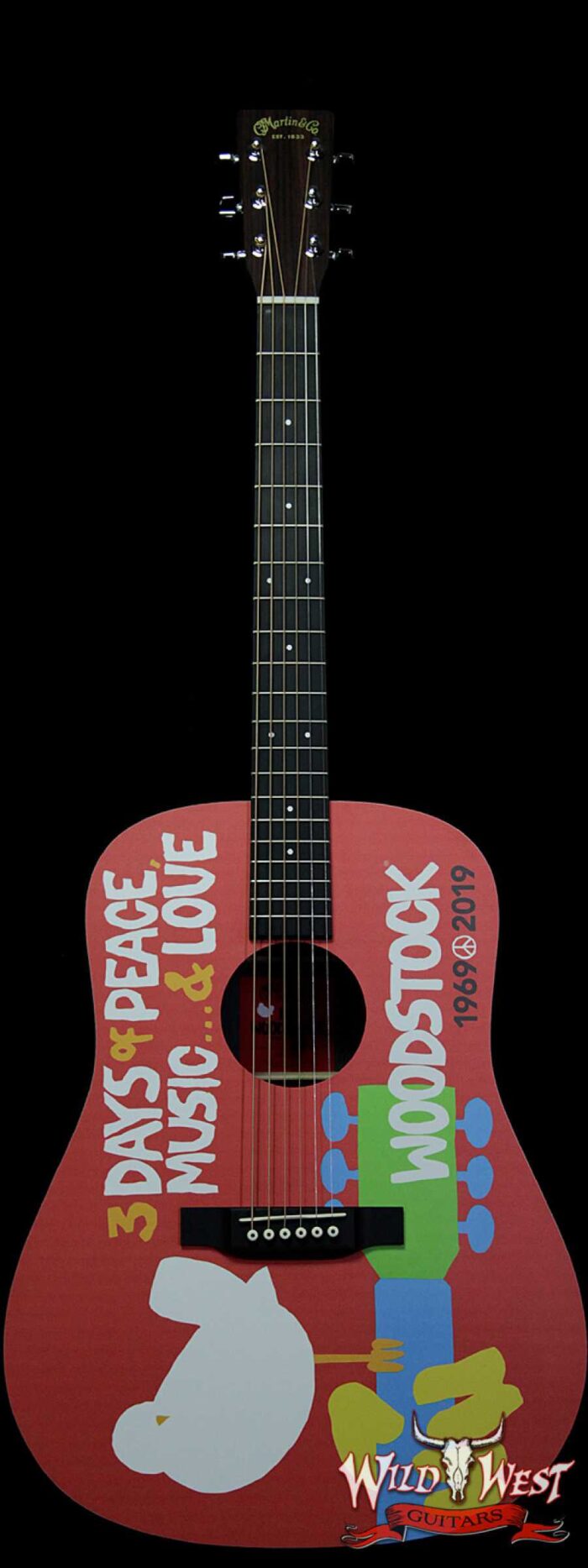 Martin Special Edition DX Woodstock 50th Electric-Acoustic Guitar - Image 1