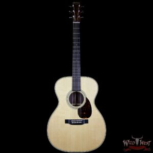 Martin Standard Series OM-28 East Indian Rosewood Back & Side Ebony Fingerboard - Image 4