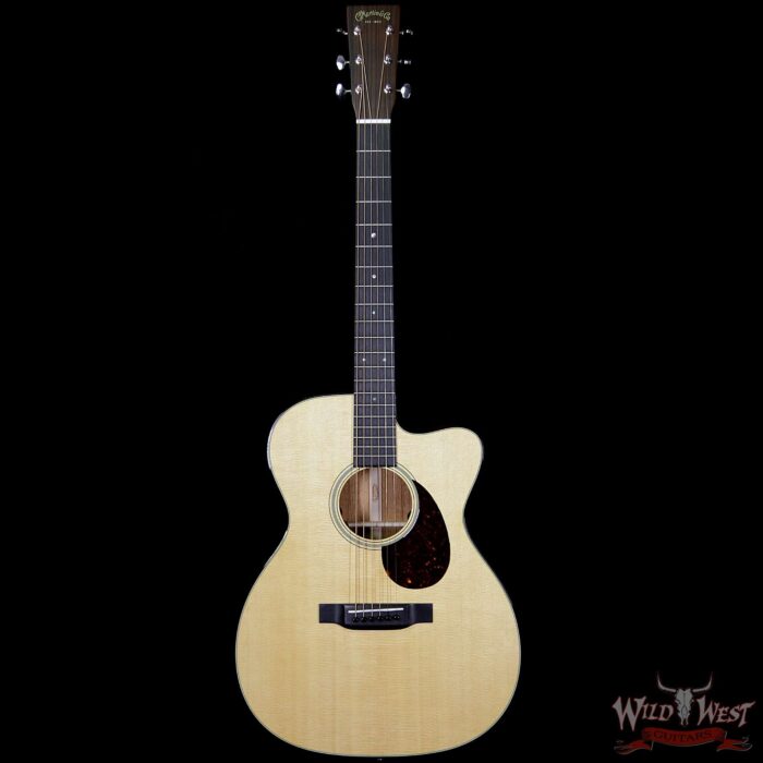 Martin Standard Series OMC-18E Acoustic Electric Cutaway Guitar With Case - Image 5