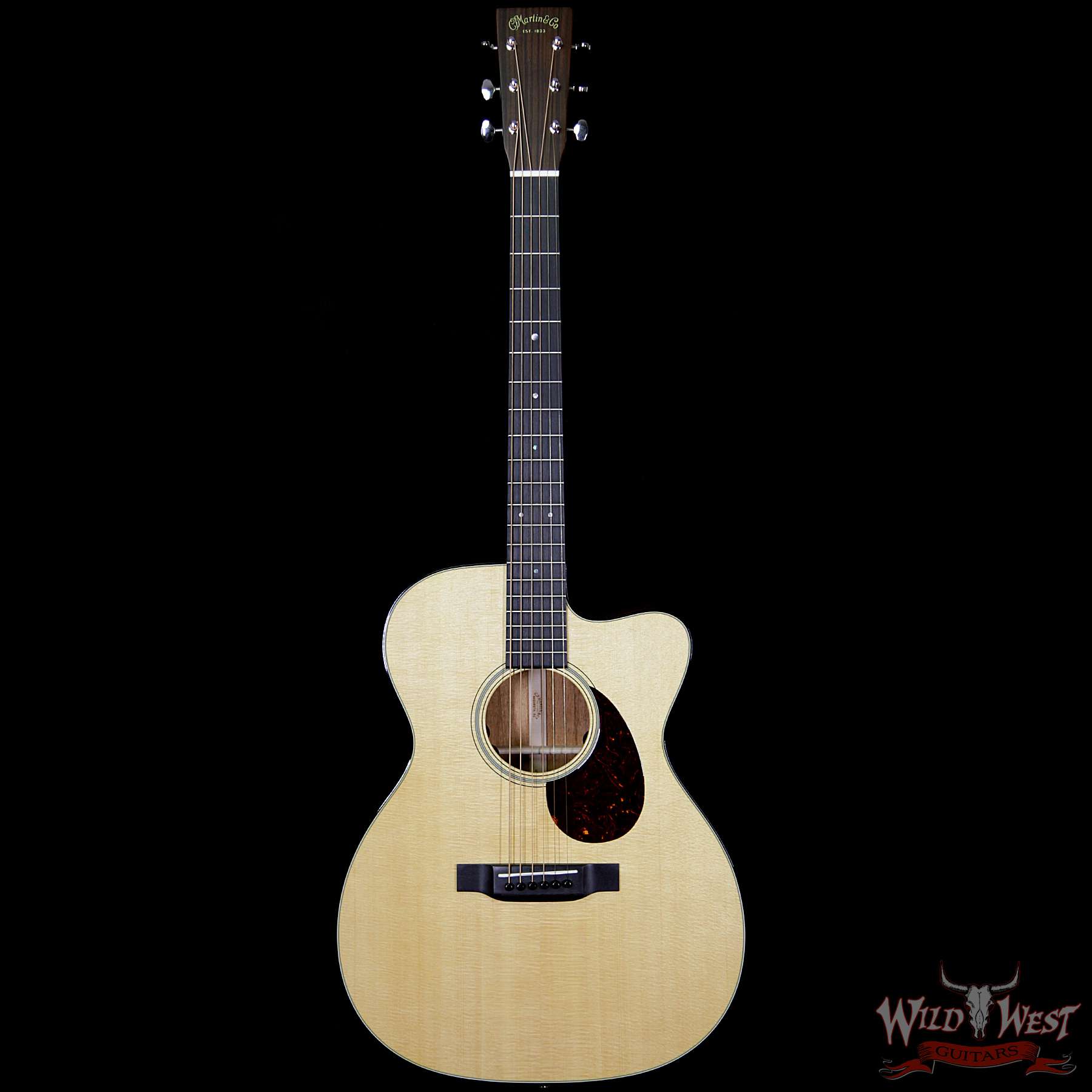 martin-omc-18e-2088180-bf__wwg.jpg Martin Standard Series OMC-18E Acoustic Electric Cutaway Guitar With Case - Image 5