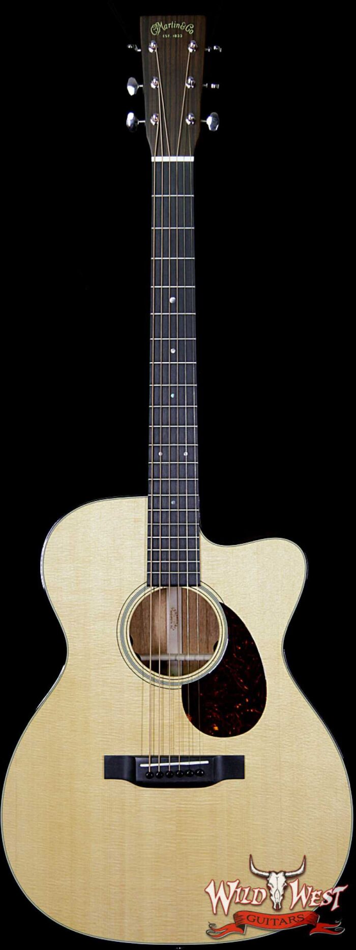 Martin Standard Series OMC-18E Acoustic Electric Cutaway Guitar With Case - Image 1