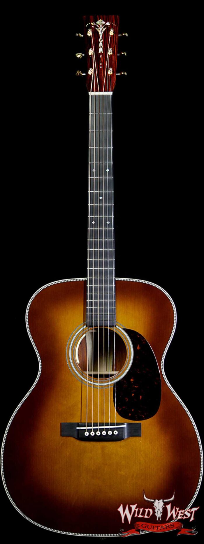 Martin Custom Shop 000-14F Adirondack Spruce Top with Cocobolo LR Baggs Ambertone Electric-Acoustic - Image 1