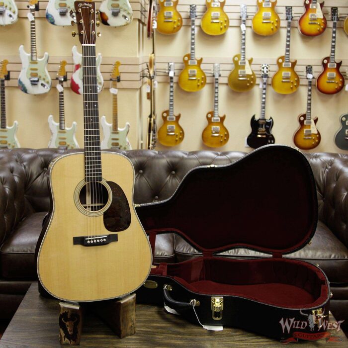 Martin USA D-28 Modern Deluxe East Indian Rosewood with Ebony Fingerboard - Image 6