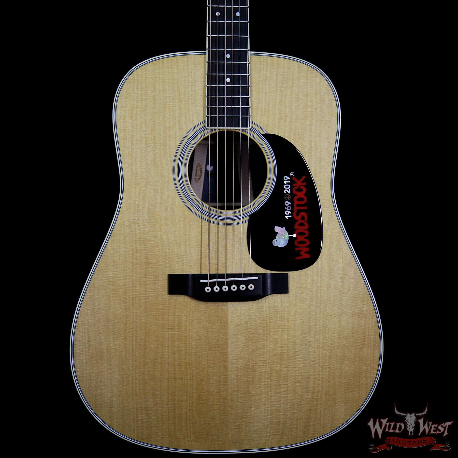 martinusa-d35woodstock-2274660-bf__wwg.jpg Martin USA Special Edition D-35 Woodstock 50th Anniversary Guitar Rosewood Back & Side - Image 3