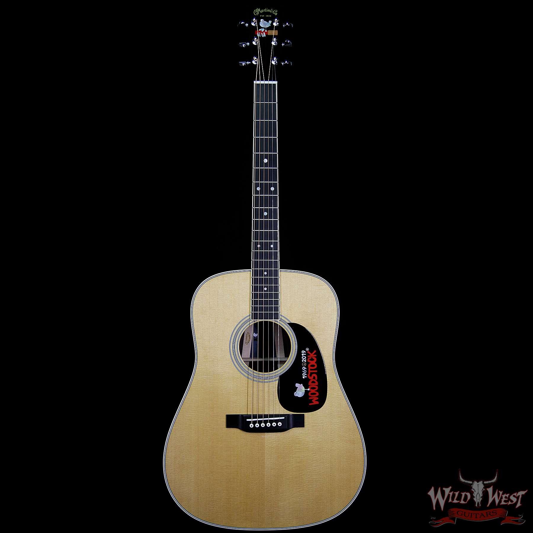 martinusa-d35woodstock-2274660-f__wwg.jpg Martin USA Special Edition D-35 Woodstock 50th Anniversary Guitar Rosewood Back & Side - Image 4