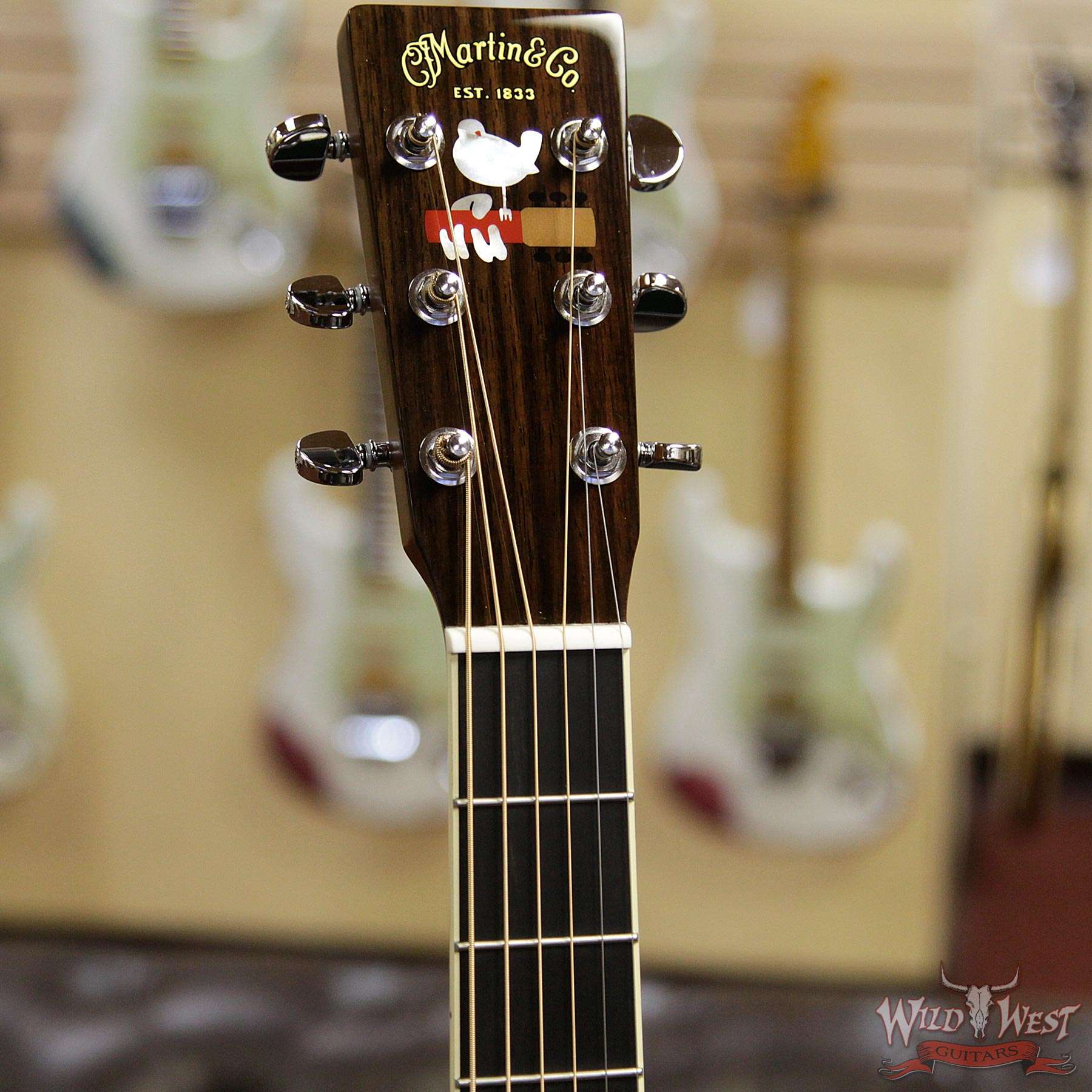 martinusa-d35woodstock-2274660-hf__wwg.jpg Martin USA Special Edition D-35 Woodstock 50th Anniversary Guitar Rosewood Back & Side - Image 7