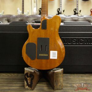 2018 Ernie Ball Music Man BFR Axis Super Sport Limited # 36 of 85 Buckeye Burl Top Roasted Flame Maple Neck Natural - Image 15