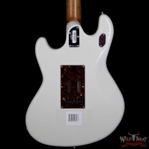 Ernie Ball Music Man BFR Limited Edition # 28 of 39 Stingray HH Guitar Roasted Birdseye Maple Neck White Smoke - Image 7