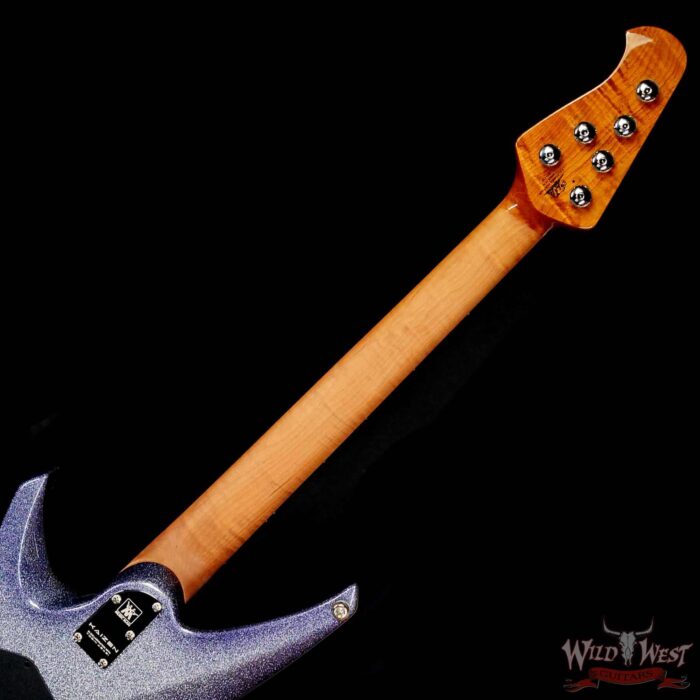 Ernie Ball Music Man Kaizen 6-String Electric Guitar Roasted Maple with Ebony Fretboard Radium 6.70 LBS - Image 5