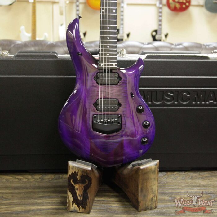 Ernie Ball Music Man John Petrucci Majesty Monarchy 6 Ebony Board Majestic Purple - Image 11