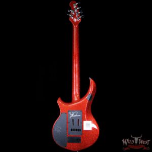 Ernie Ball Music Man BFR Limited Edition #94 of 105 John Petrucci Signed Majesty Cinnabar Red - Image 7