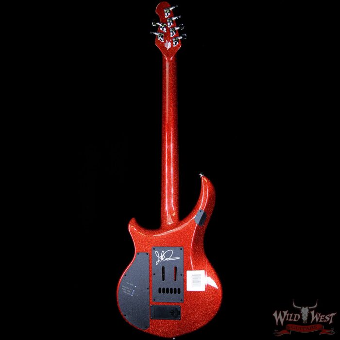 Ernie Ball Music Man BFR Limited Edition #94 of 105 John Petrucci Signed Majesty Cinnabar Red - Image 7