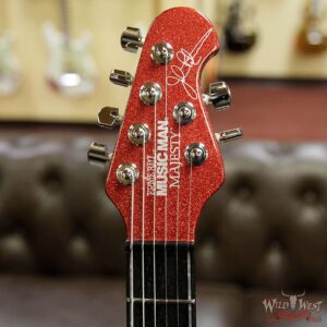 Ernie Ball Music Man BFR Limited Edition #94 of 105 John Petrucci Signed Majesty Cinnabar Red - Image 10