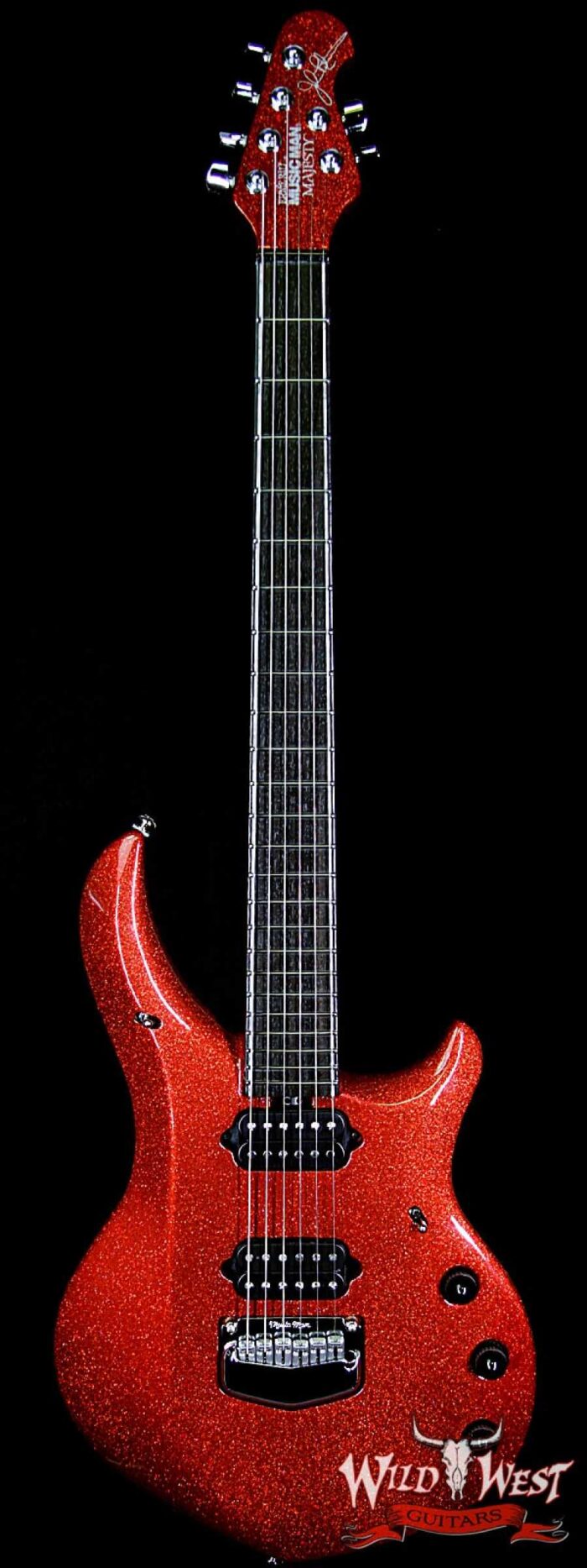 Ernie Ball Music Man BFR Limited Edition #94 of 105 John Petrucci Signed Majesty Cinnabar Red - Image 1