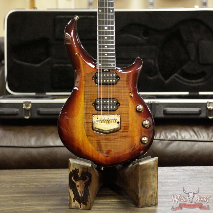 Ernie Ball Music Man Limited Edition #83 of 90 BFR John Petrucci Signed Majesty Koa Top Koa Burst - Image 10
