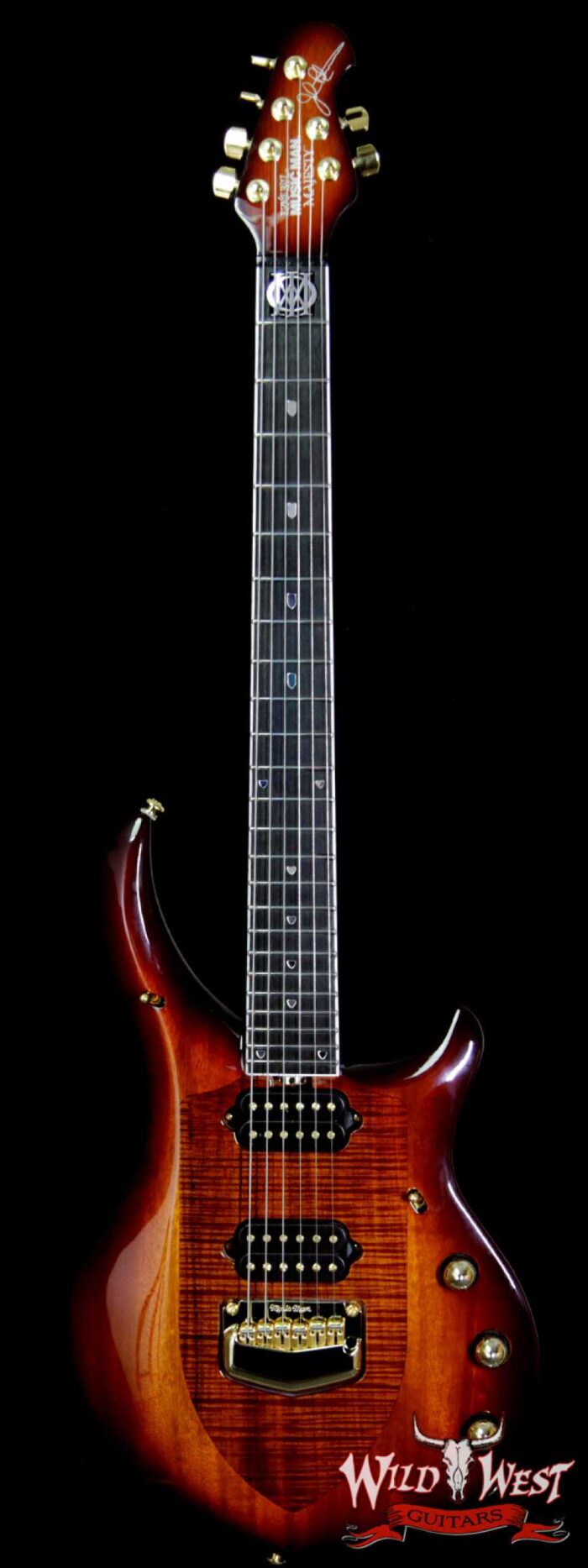 Ernie Ball Music Man Limited Edition #83 of 90 BFR John Petrucci Signed Majesty Koa Top Koa Burst - Image 1