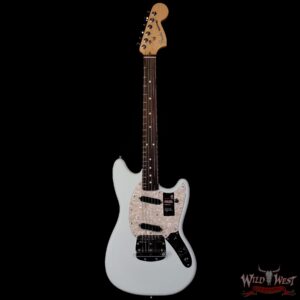 Fender American Performer Mustang Rosewood Fingerboard Sonic Blue 7.65 LBS - Image 3