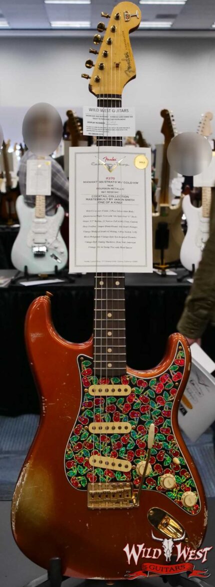 2025 NAMM FMIC #370 Fender Custom Shop Cocktail Collection Jason Smith Masterbuilt Manhattan Stratocaster One of A Kind (Pre-order)